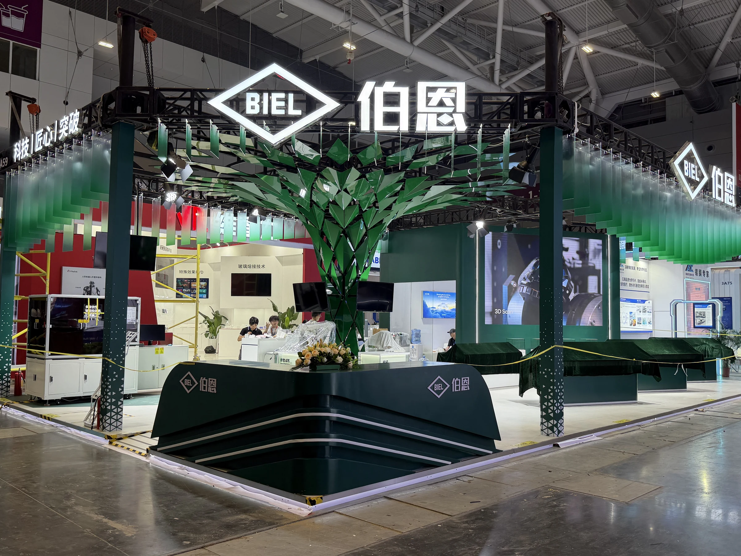 中国国际光电博览会 CIOE 伯恩光学科技展位 · 深圳